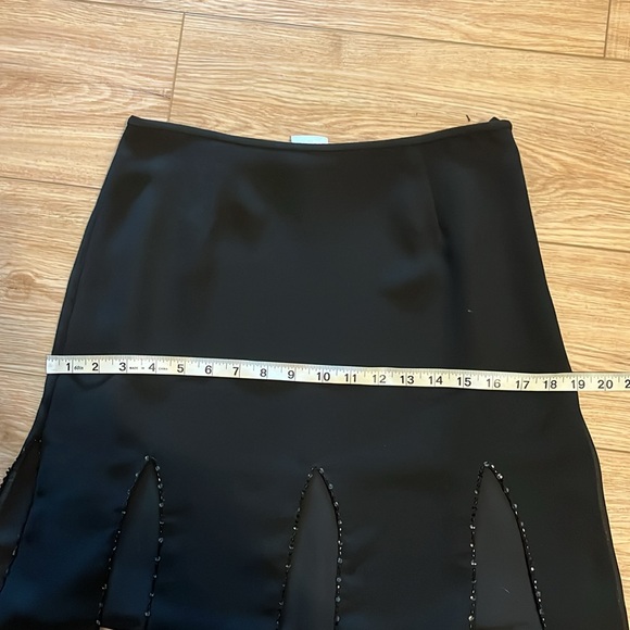 Vintage 90s Cache car wash multilayered embellished skirt - Picture 10 of 12